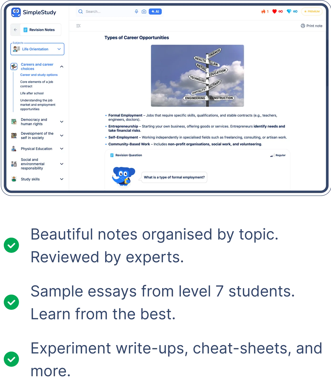 SimpleStudy demo