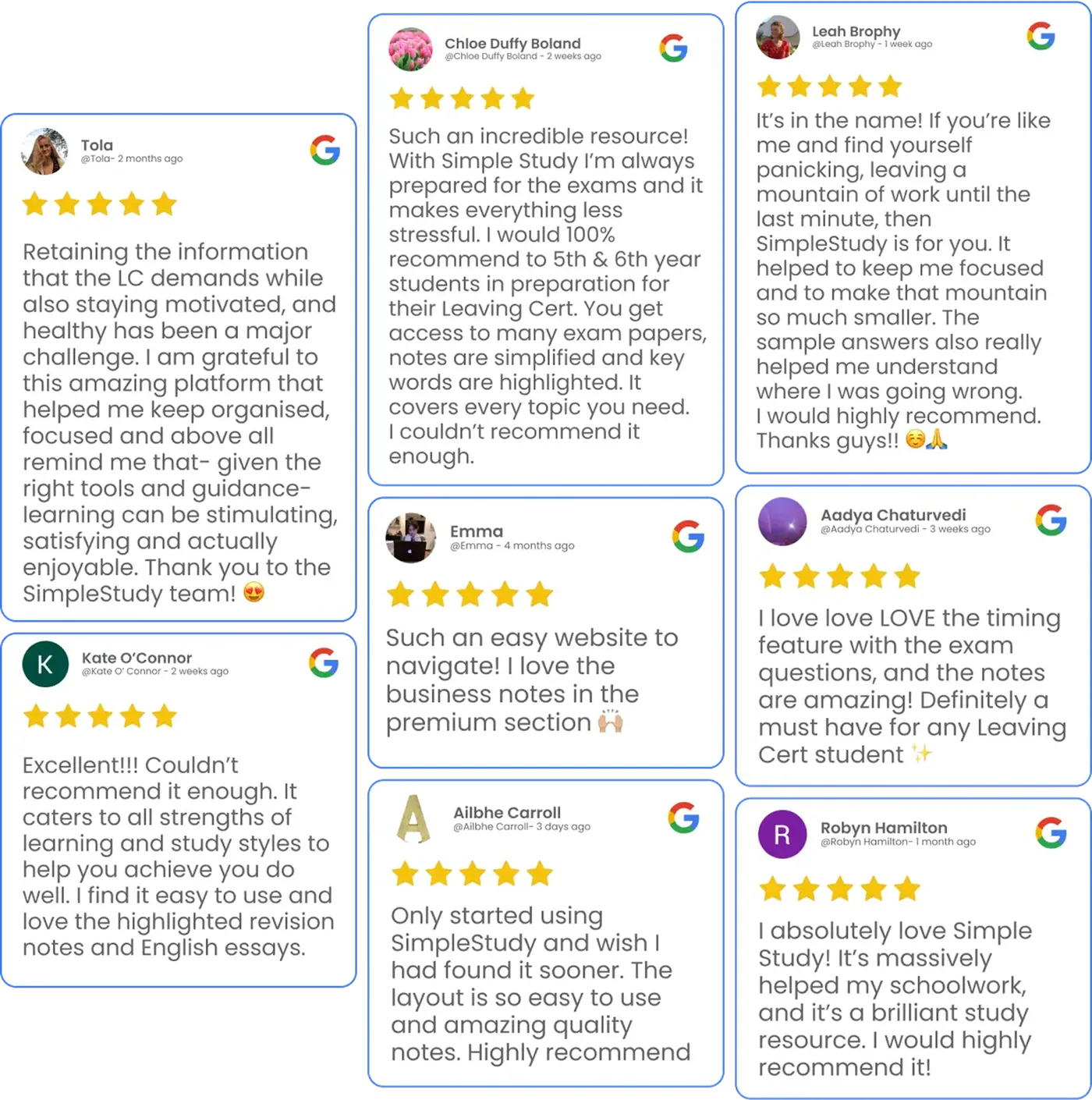 Testimonials Section